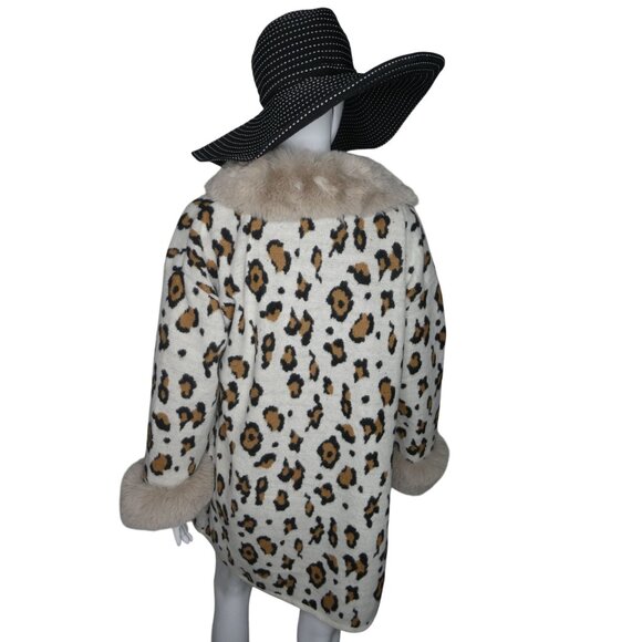 Northern Angel Women's Leopard Print Faux‎ Fur Jacket Size S/M - Picture 8 of 9